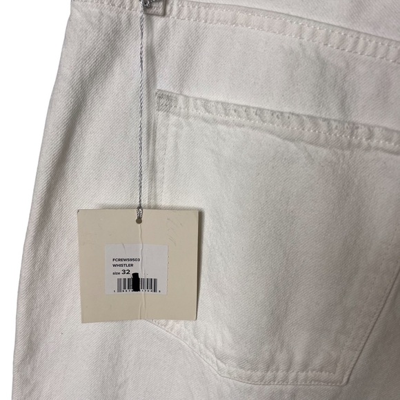 Favorite Daughter The Otto High Waist Boyfriend Jeans White Size 32 Distressed - Picture 7 of 14